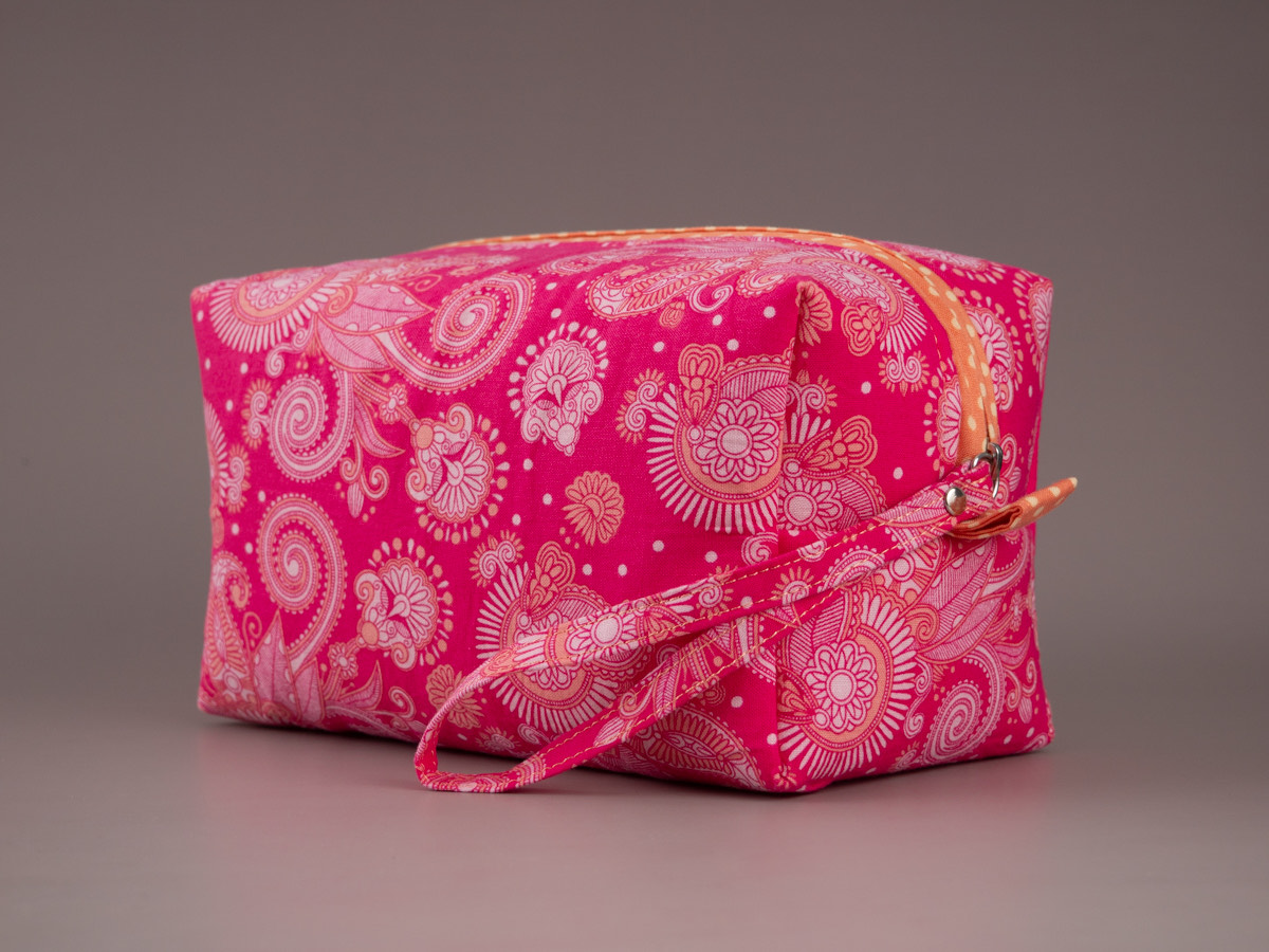 Neceser Cachemira Fucsia Grande